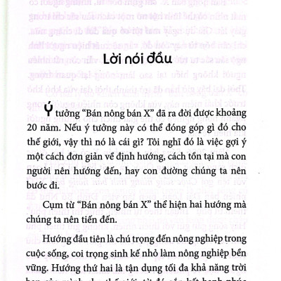 Sống Bán Nông Bán X - Triết Lý Mới Về Cuộc Sống Điền Viên