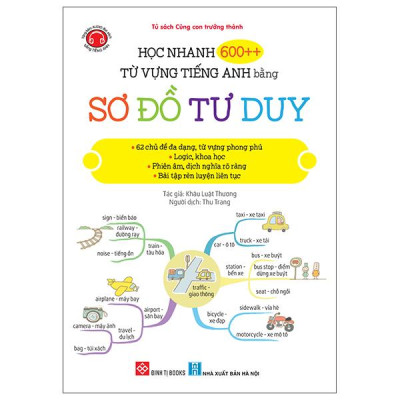 Sách - Học Nhanh 600++ Từ Vựng Tiếng Anh Bằng Sơ Đồ Tư Duy