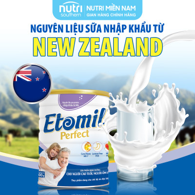 Sữa Cho Người Lớn Tuổi, Người Ốm Bệnh Etomil Perfect 900G - Dinh Dưỡng Vàng Cho Người Cao Tuổi, Hương Vị Dễ Uống