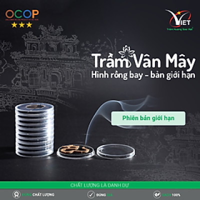 Trầm vân mây hình rồng - Trầm Hương Sao Việt - bản giới hạn