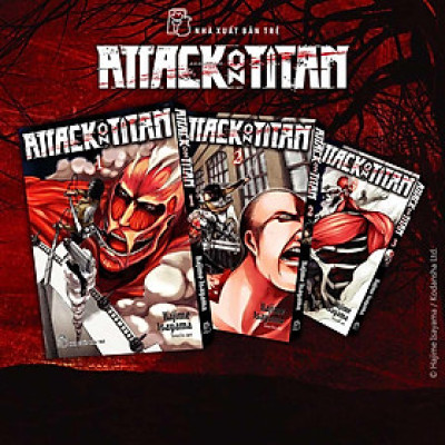 Combo Attack On Titan (Tập 1-2-3)