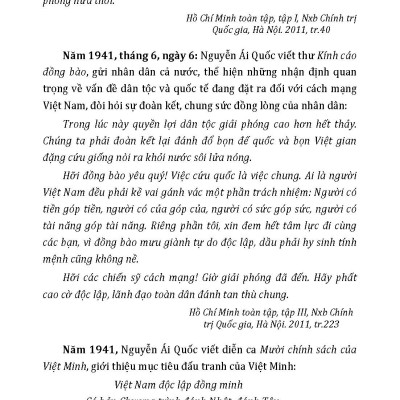 Hồ Chí Minh Gương Sáng Cho Muôn Đời - Di Sản Cho Muôn Đời Sau 