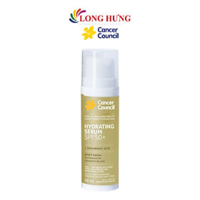 Tinh chất chống nắng cấp ẩm Cancer Council Hydrating Serum SPF50+ (50ml) - Hàng chính hãng