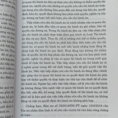 Pháp Luật Về Thủ Tục Thi Hành Án Dân Sự