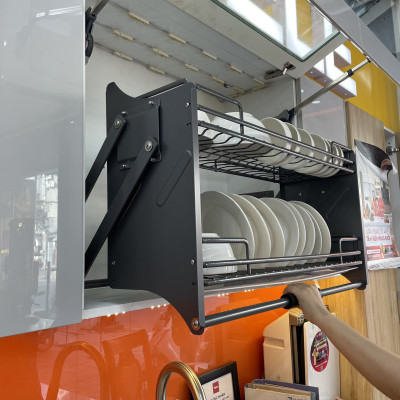 Kệ chén di động tủ trên Ecalite EL-N4117G - Tủ ngang 700mm - thép Carbon phủ Nano 5 lớp - Hàng chính hãng