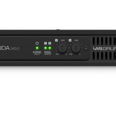 Amplifiers Lab.Gruppen LUCIA 240/2 - Amply 2 kênh x120watts tích hợp bộ xử lý DSP -Hàng Chính Hãng