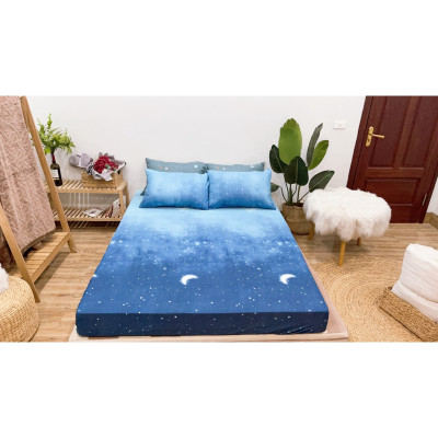 Set Ga Gối 3 món gồm: 1 Ga 2 Vỏ gối Đầu Thương Hiệu DULCETT ( đủ size 1m6 1m8 2m2)