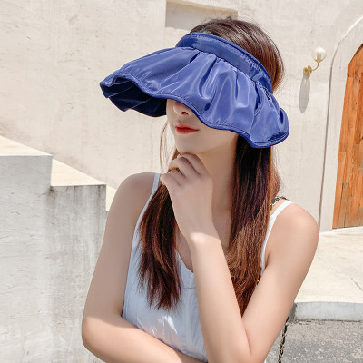 Mũ đi biển nữ nửa đầu rộng vành thời trang chống tia UV cá tính trẻ trung