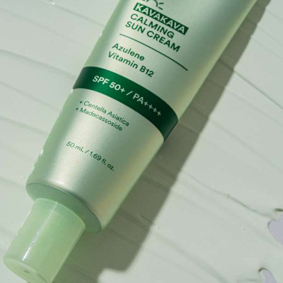 Kem chống nắng rau má kiềm dầu nâng tông cho da dầu, nhạy cảm Anodin Kava Kava Calming Suncream 50ml