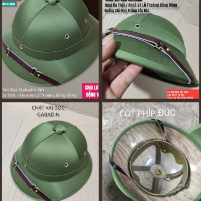 Mũ cối tàu cốt phíp hàng thửa- thích hợp làm quà tặng biếu sếp,siêu cứng,không ngấm nước,đốt không cháy,vải gabadin tô châu