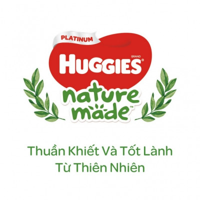 Tã Dán Siêu Cao Cấp Huggies Platinum Naturemade S82 (82 Miếng)