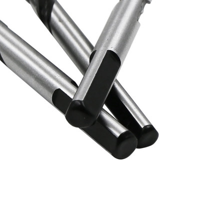 Bộ 5 Mũi Khoan cao cấp Hình Tam Giác Đa Năng Kích Thước 6 / 8 / 10 / 12mm khoan bê tông, sắt, nhôm, gỗ, gạch - miếng lót chuột