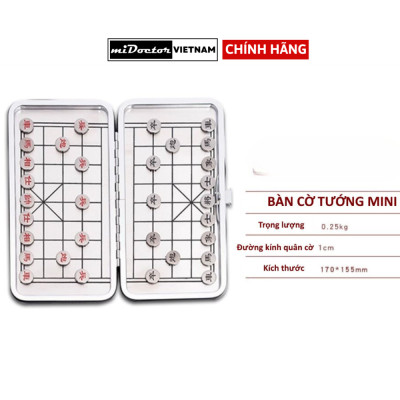 Cờ Tướng Nam Châm Bỏ Túi Có Bàn Là Hộp Đựng miDoctor Kích Thước 17 x 15.5cm - Hàng chính hãng