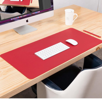 Miếng lót chuột, bàn di chuột 90 X 45 CM kiêm deskpad thảm da trải bàn làm việc chống nước hai mặt