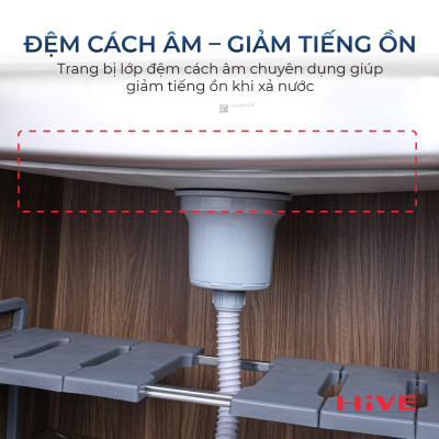 KỆ BỒN RỬA CHÉN INOX DJUS850