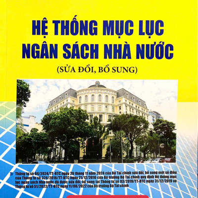 Hệ Thống Mục Lục Ngân Sách Nhà Nước ( Sửa đổi, bổ sung )