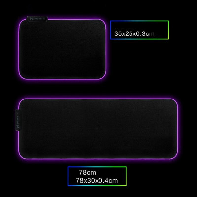 Lót chuột Mouse pad Led RGB 350*250*3mm - Hàng chính hãng / Hàng nhập khẩu