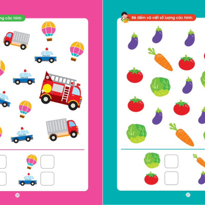 Bộ 4 cuốn 30 Ngày Phát Triển Trí Tuệ Dành Cho Trẻ Từ 2 - 4 Tuổi Rèn Luyện Khả Năng Tư Duy Quan Sát