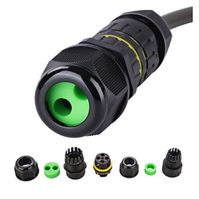 Đầu nối điện chia 2 dây chống nước IP68 2 lõi chính hãng E-Weichat EW-M25-3T. Có bảo hành !!!