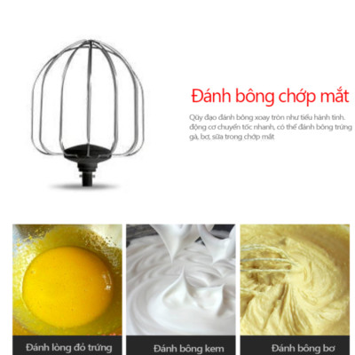 Máy trộn bột, đánh trứng 10 lít cao cấp nhãn hiệu DSP KM3032 Công suất 1500W, Dung tích 10 lít - Bảo Hành Chính Hãng 12 Tháng