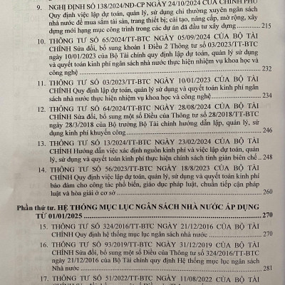 Hệ Thống Mục Lục Ngân Sách Nhà Nước ( Sửa đổi, bổ sung )