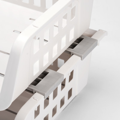 Giỏ đựng đồ đa năng có thanh trượt, dễ xếp tầng, tiết kiệm không gian, 4 size - Hàng nhập khẩu chính hãng Cobihome