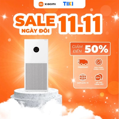 Máy Lọc Không Khí XIAOMI Mi Air Purifier 4 Lite Lọc Bụi Mịn Kết Nối App, Phù Hợp Không Gian 45 m2 - Hàng Chính Hãng