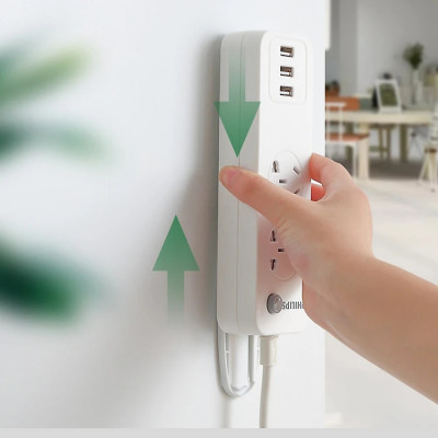 Combo 5 Giá Treo Ổ Cắm Điện, Modem Dán Tường Tiện Dụng PaKaSa - Hàng Chính Hãng