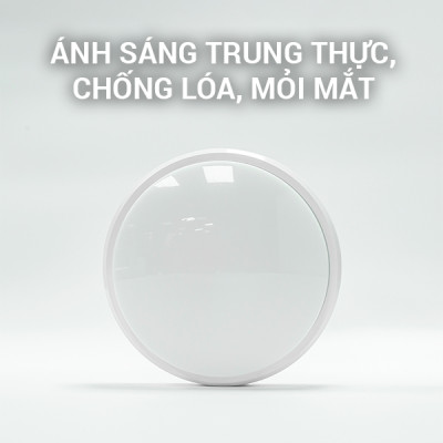 Đèn LED Ốp Trần Cảm Ứng Radar 20W, 33W TLC Lighting - Cảm biến xuyên vật thể, cảm nhận được những cử động nhỏ - Chống ẩm tốt, chống loá - Lắp đặt phòng tắm, xông hơi, nhà ở, chung cư 