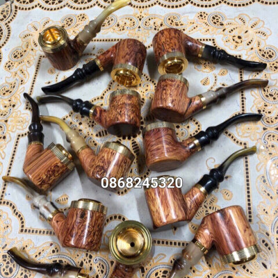 Tẩu hút thuốc sì gà phong cách lịch mã đẳng cấp kt 15×4cm 