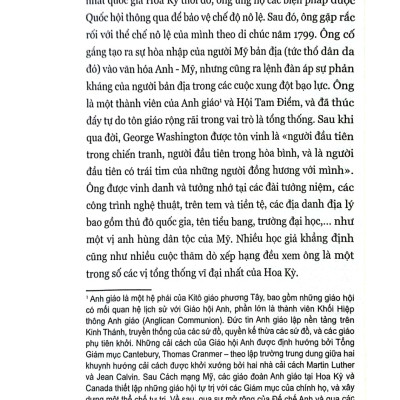 George Washington - Nhà Lập Quốc Hoa Kỳ Và Nhật Ký Thời Tuổi Trẻ (HNB)
