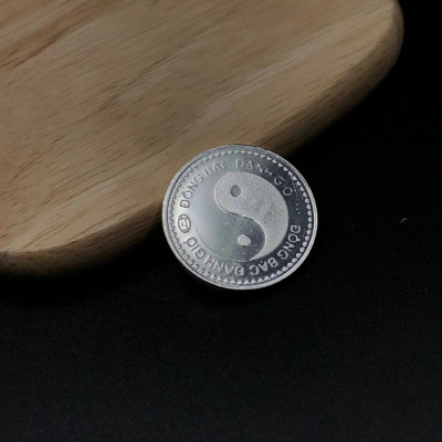  Đồng Xu Bạc Hoa Xòe Cạo Gió Đánh Gió Đánh Cảm Chữ Thọ Bạc Nguyên Chất S999 BẠC HIỂU MINH XDG18