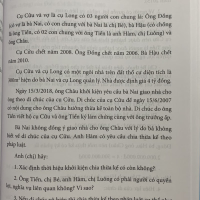 100 câu hỏi giải quyết tranh chấp thừa kế tại tòa