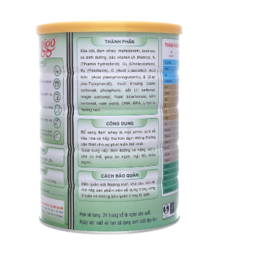 Sữa bột GIGO Gain Plus 900g Giải pháp tăng cân, thích hợp cho người gầy, biếng ăn