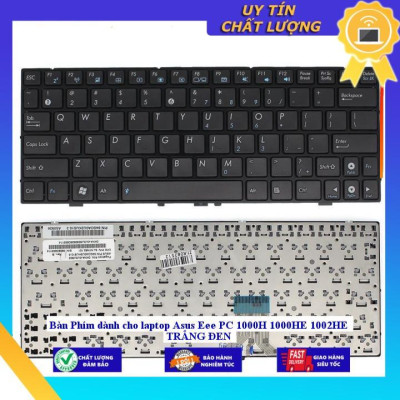 Bàn Phím dùng cho laptop Asus Eee PC 1000H 1000HE 1002HE TRẮNG ĐEN  - MÀU ĐEN - Hàng Nhập Khẩu New Seal