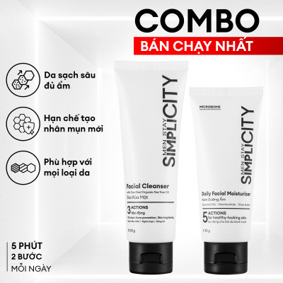 Bộ đôi chăm sóc toàn diện Men Stay Simplicity