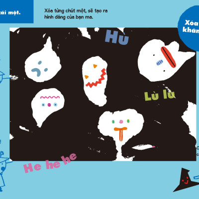 Sách - Tủ Sách Vui Để Học - Phù Thủy Nhỏ - Vẽ, Xóa, Rồi Lại Vẽ - Những Người Bạn Ma