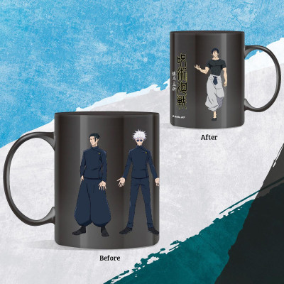 Ly Sứ Jujutsu Kaisen 330 ml - Sunrisepop JKAC037 - Màu Đen