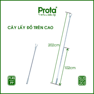 Cây lấy đồ inox 201 Prota