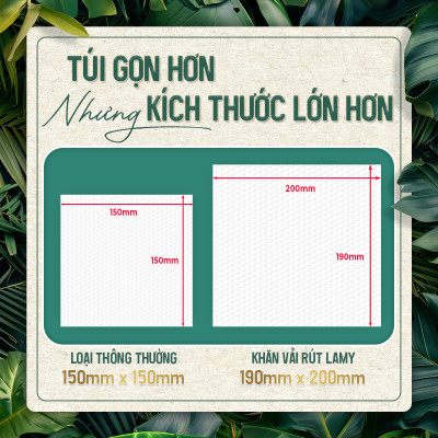 Khăn vải khô đa năng Lamy EcoWipes gói 60 tờ không mùi không cồn không chất tẩy trắng