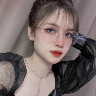 Gọng kính cận, Kính giả cận vintage Kim loại ulzzang cao cấp cho nam và nữ 