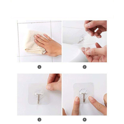 Combo Móc dán tường chịu lực