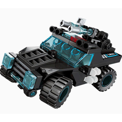 Đồ chơi -  QMAN - 1413 Bộ đồ chơi xếp hình mô hình xe chiến đấu Shadow Pulse - giao lẻ ngẫu nhiên