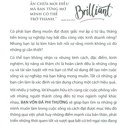 Bạn Vốn Đã Phi Thường - Phát Huy Điểm Mạnh Của Bản Thân Trong Công Việc Và Cuộc Sống