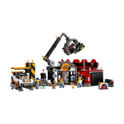 LEGO CITY 60472 Đồ Chơi Lắp Ráp Bãi Phế Liệu Ô Tô (871 chi tiết)