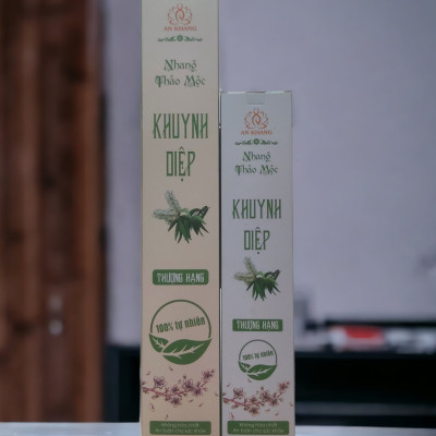 Hộp 100 nén nhang Khuynh Diệp dài 29cm- không sử dụng hóa chất, ít khói, mùi hương dịu nhẹ