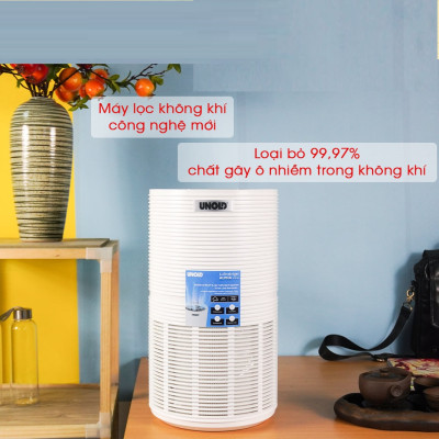 Máy lọc không khí UNOLD 87210 Luftreiniger Alpha Weiß (up to 59 m2) - hàng chính hãng 