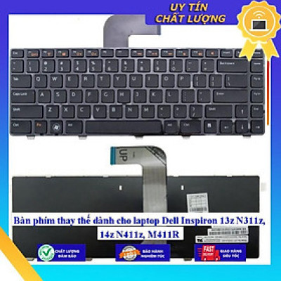 Bàn phím dùng cho laptop Dell Inspiron 13z N311z 14z N411z M411R  - Hàng Nhập Khẩu New Seal