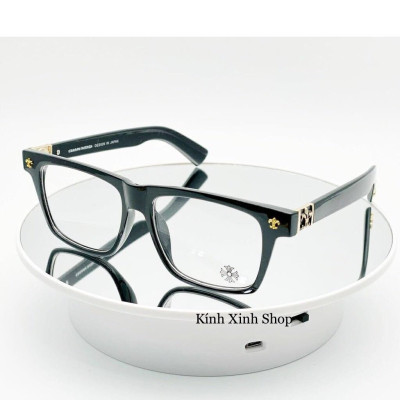 Gọng Kính Cận, Kính Giả Cận Mắt Vuông Form To Gọng Nhựa Bản Dày Cao Cấp
