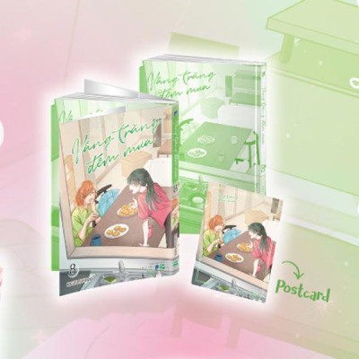 Sách - Vầng Trăng Đêm Mưa - Tập 8 - Bản Đặc Biệt - Tặng Kèm Card Ngọc Trai